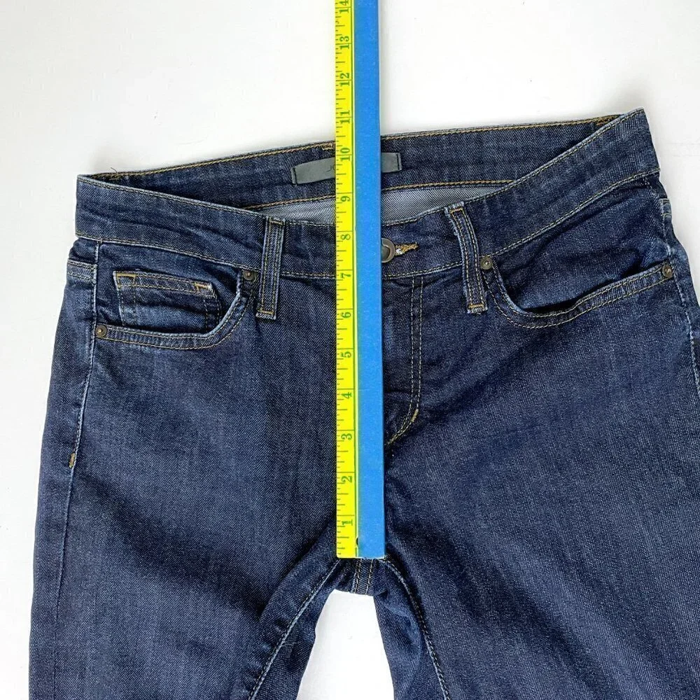 Joe's Jeans Women's Low Rise Skinny Jeans Dark Wash Stretch size 27 length 32